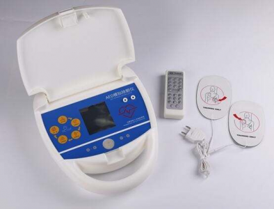 How does an automated external defibrillator work?