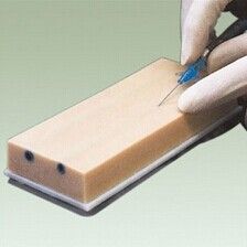 How does venipuncture training model help to deal with clinical challenges