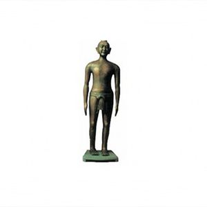 Antique-style acupuncture bronze figure
