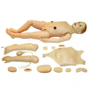 The operation steps of the pediatric bone puncture model
